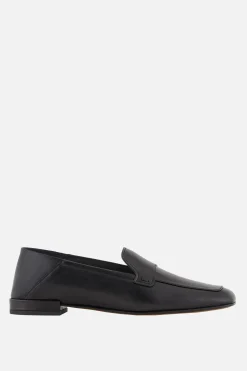 Scarpe Basse>GIORGIO ARMANI - 10 CORSO COMO mocassino in pelle liscia Nero