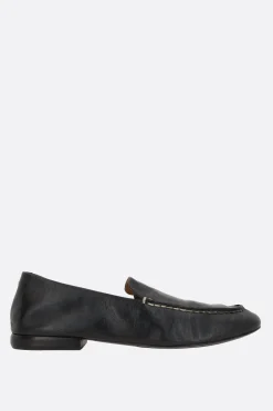 Mocassini E Slippers>MARSELL mocassino Mandolo in pelle lucida Nero
