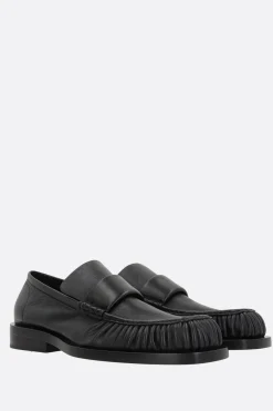 Mocassini E Slippers>JIL SANDER mocassino Nikki in nappa Nero