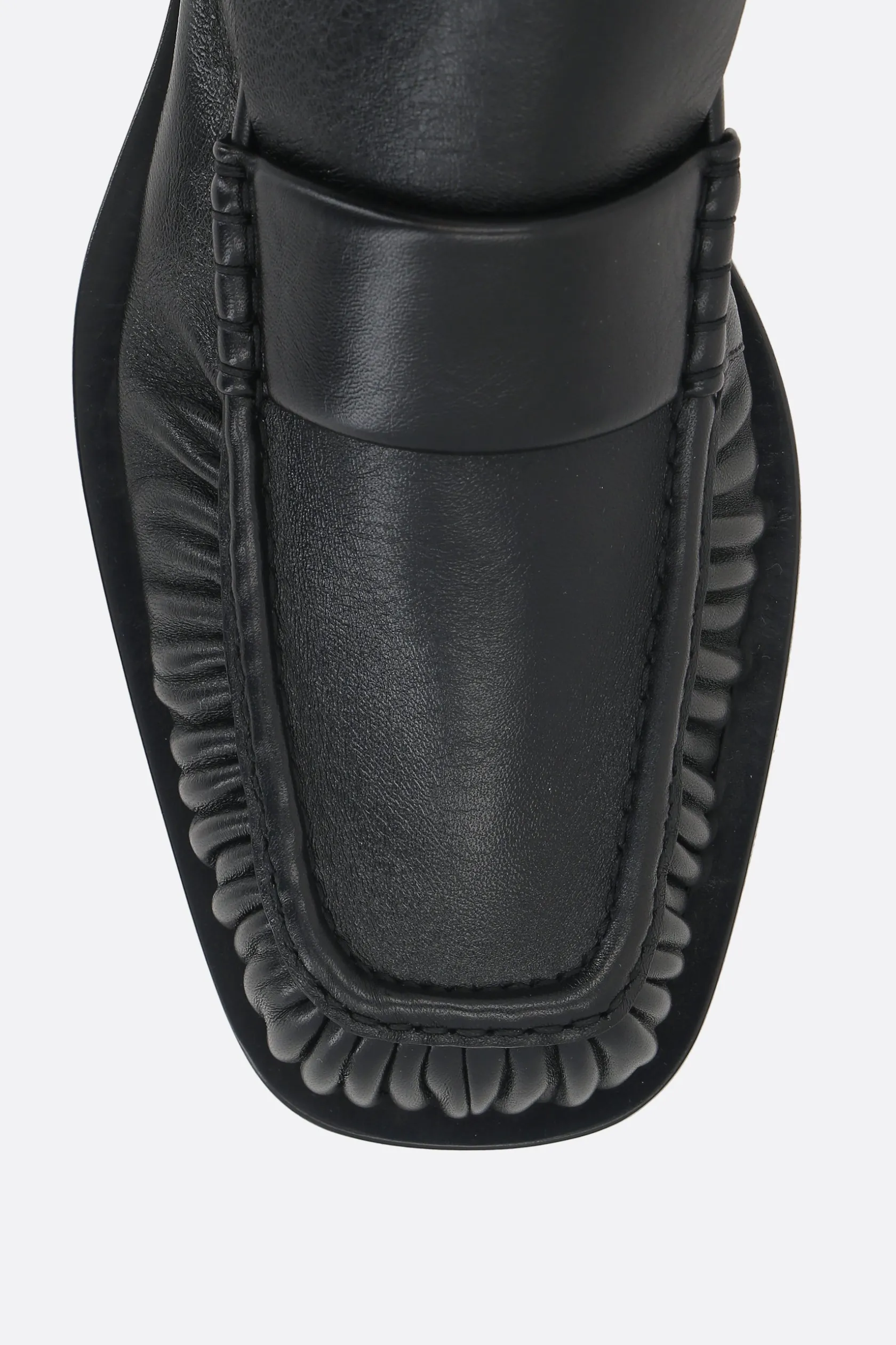 Mocassini E Slippers>JIL SANDER mocassino Nikki in nappa Nero