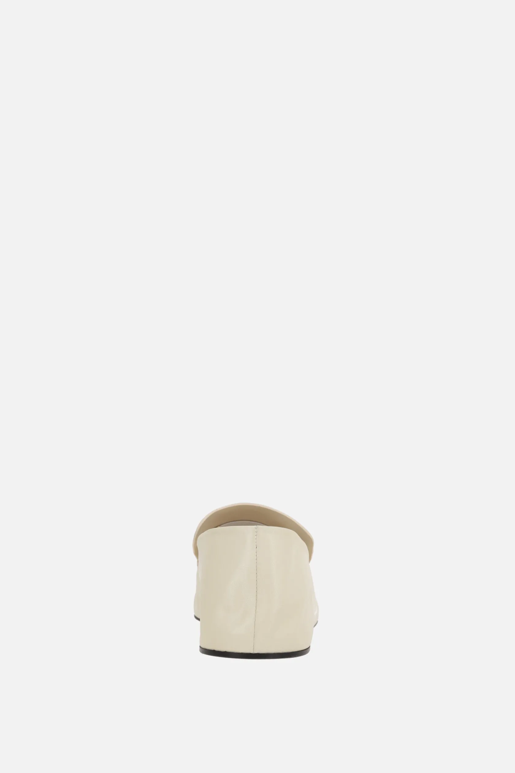 Scarpe Basse>JIL SANDER mocassino Tripon n pelle liscia Bianco