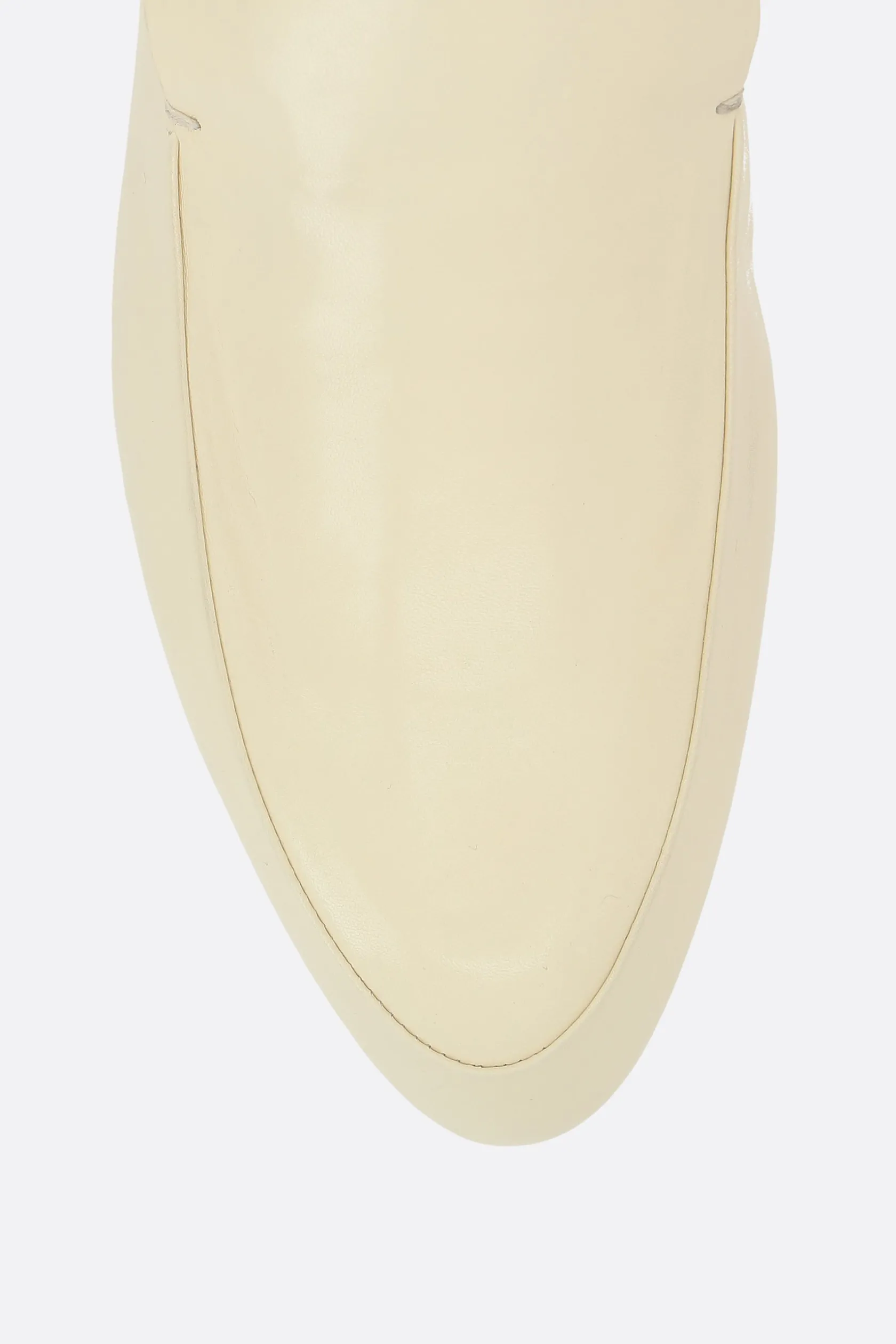 Scarpe Basse>JIL SANDER mocassino Tripon n pelle liscia Bianco