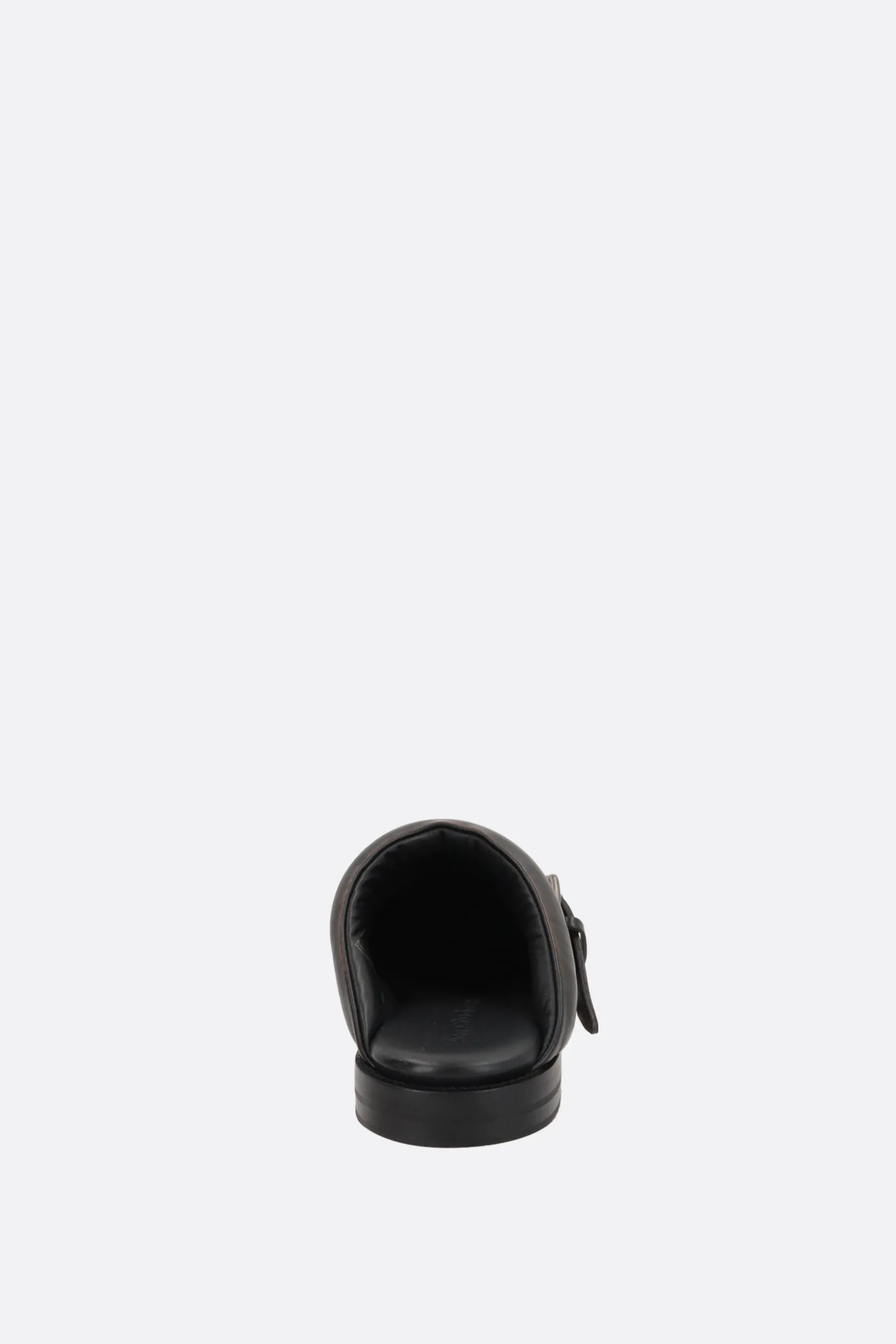 Scarpe Basse>ACNE STUDIOS mule con fibbia in pelle lucida Marrone