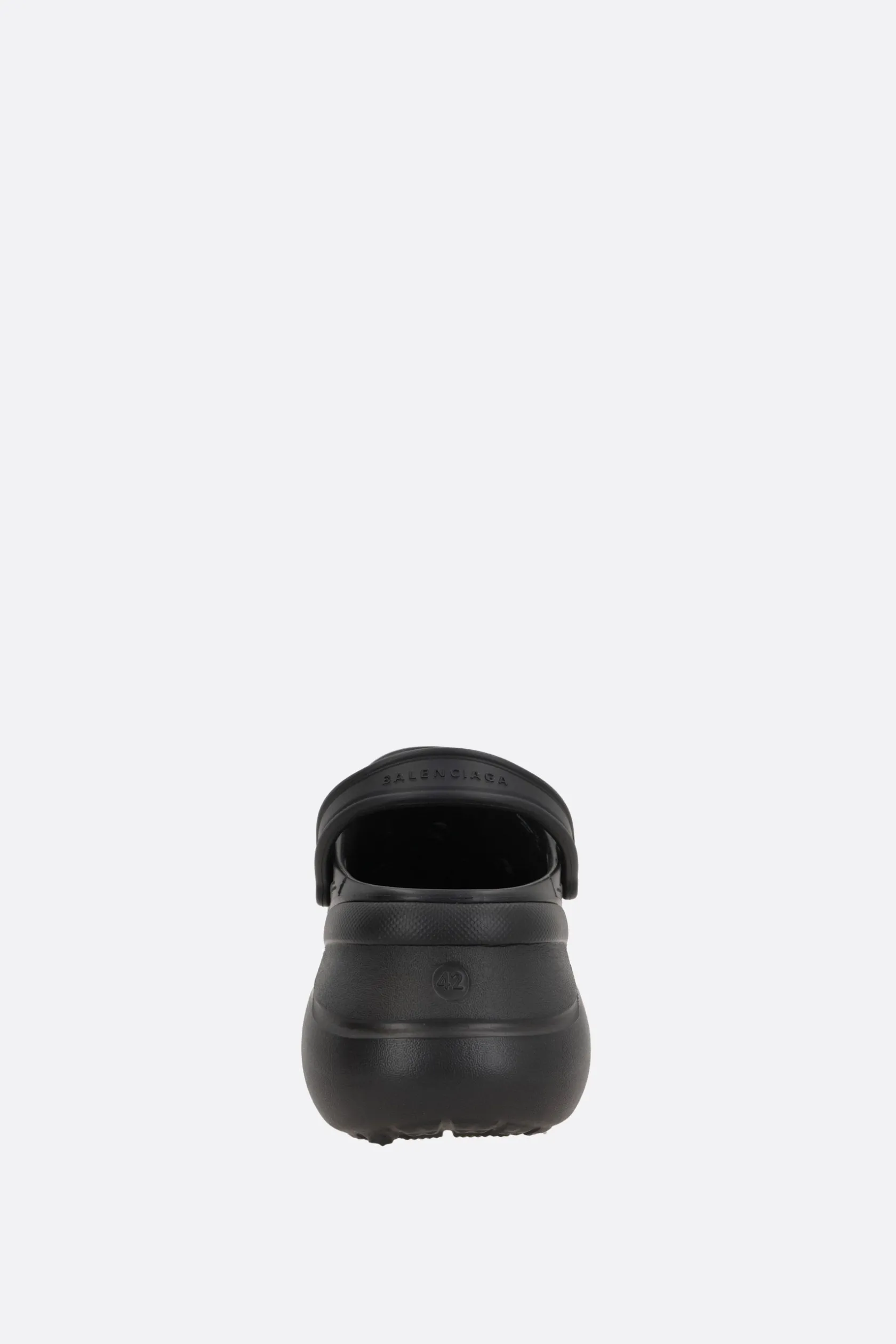 Mocassini E Slippers>BALENCIAGA mule Crocs™ Jibbitz™ in gomma con charm Nero