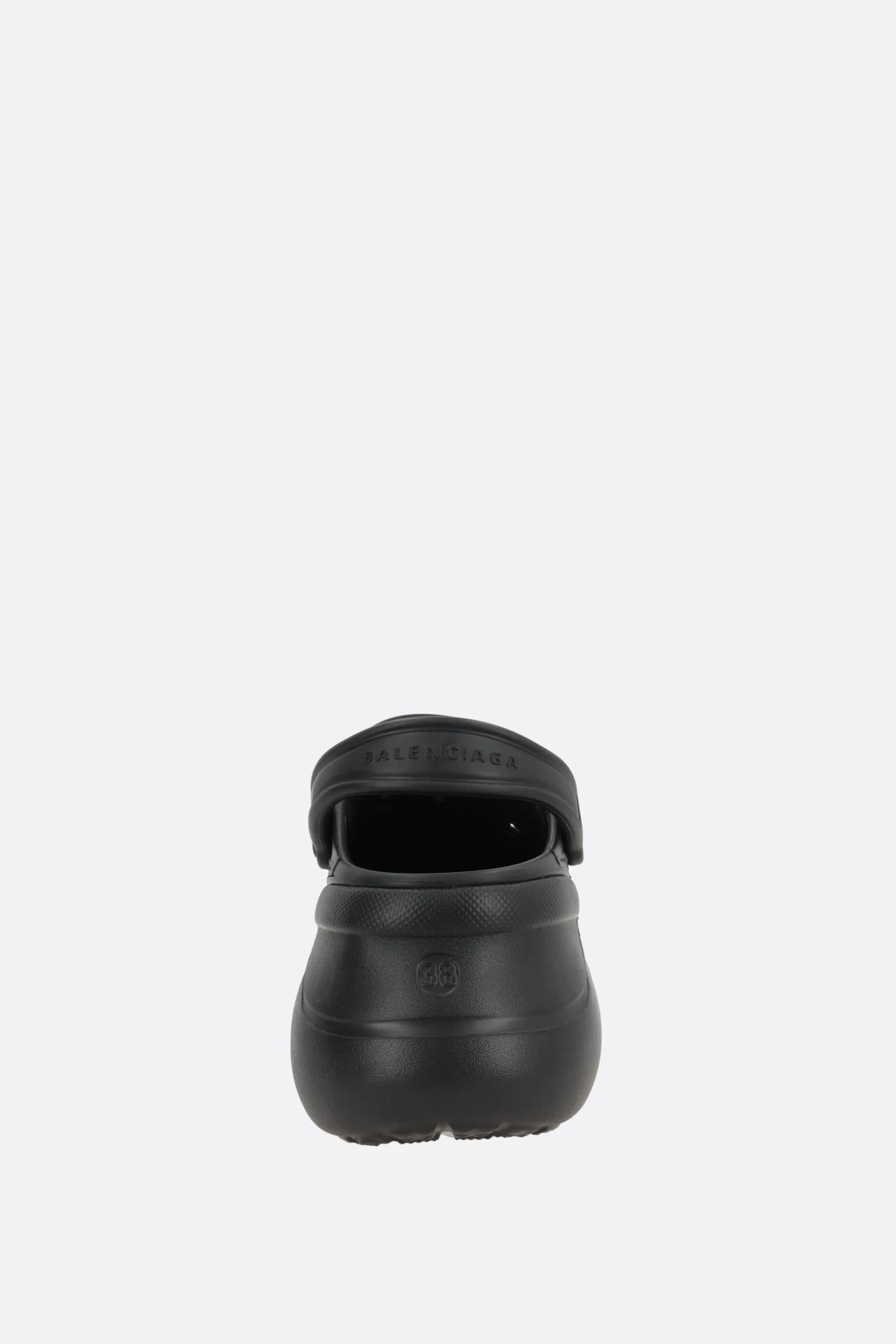Décolletés E Slingbacks>BALENCIAGA mule Crocs™ Jibbitz™ in gomma con charm Nero