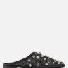 Décolletés E Slingbacks>GIORGIO ARMANI - 10 CORSO COMO mule flat in rete con strass Nero