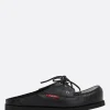Décolletés E Slingbacks>PHILEO mule flat x TBS in pelle liscia Nero