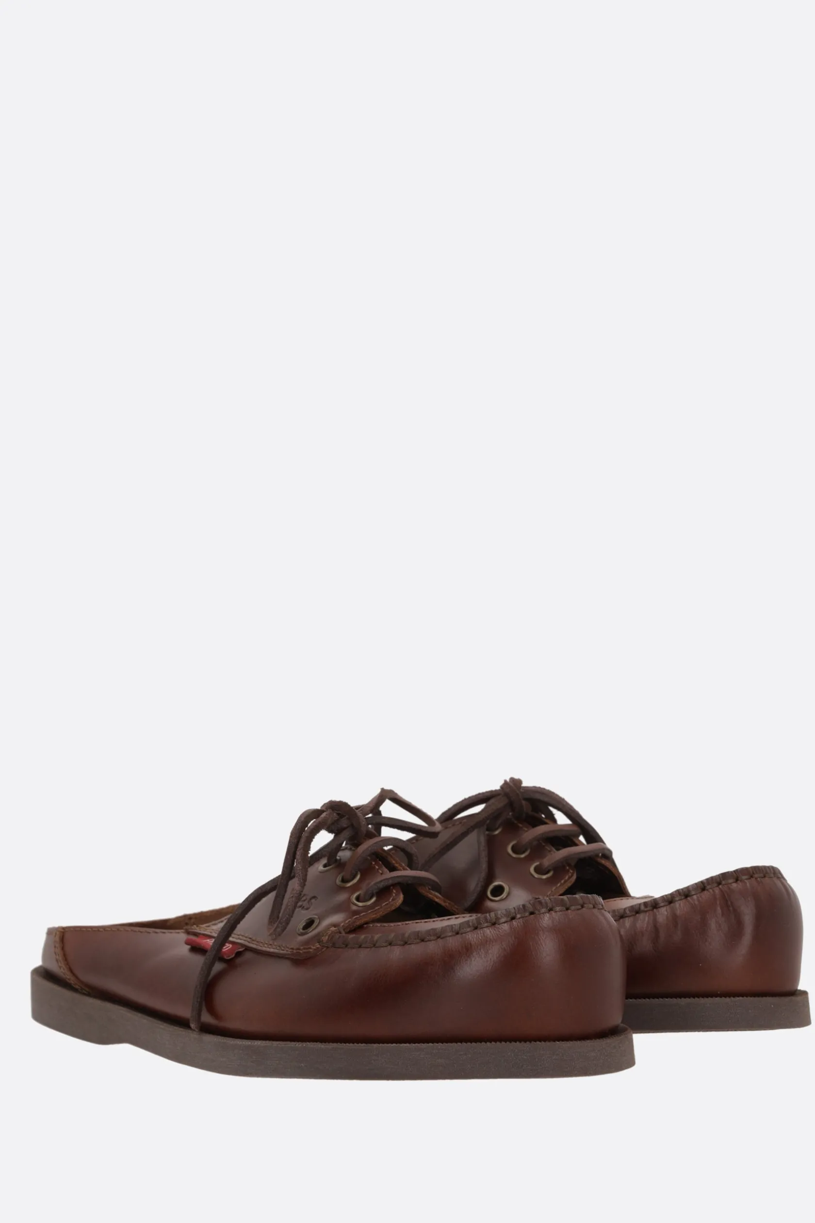 Décolletés E Slingbacks>PHILEO mule flat x TBS in pelle liscia Marrone