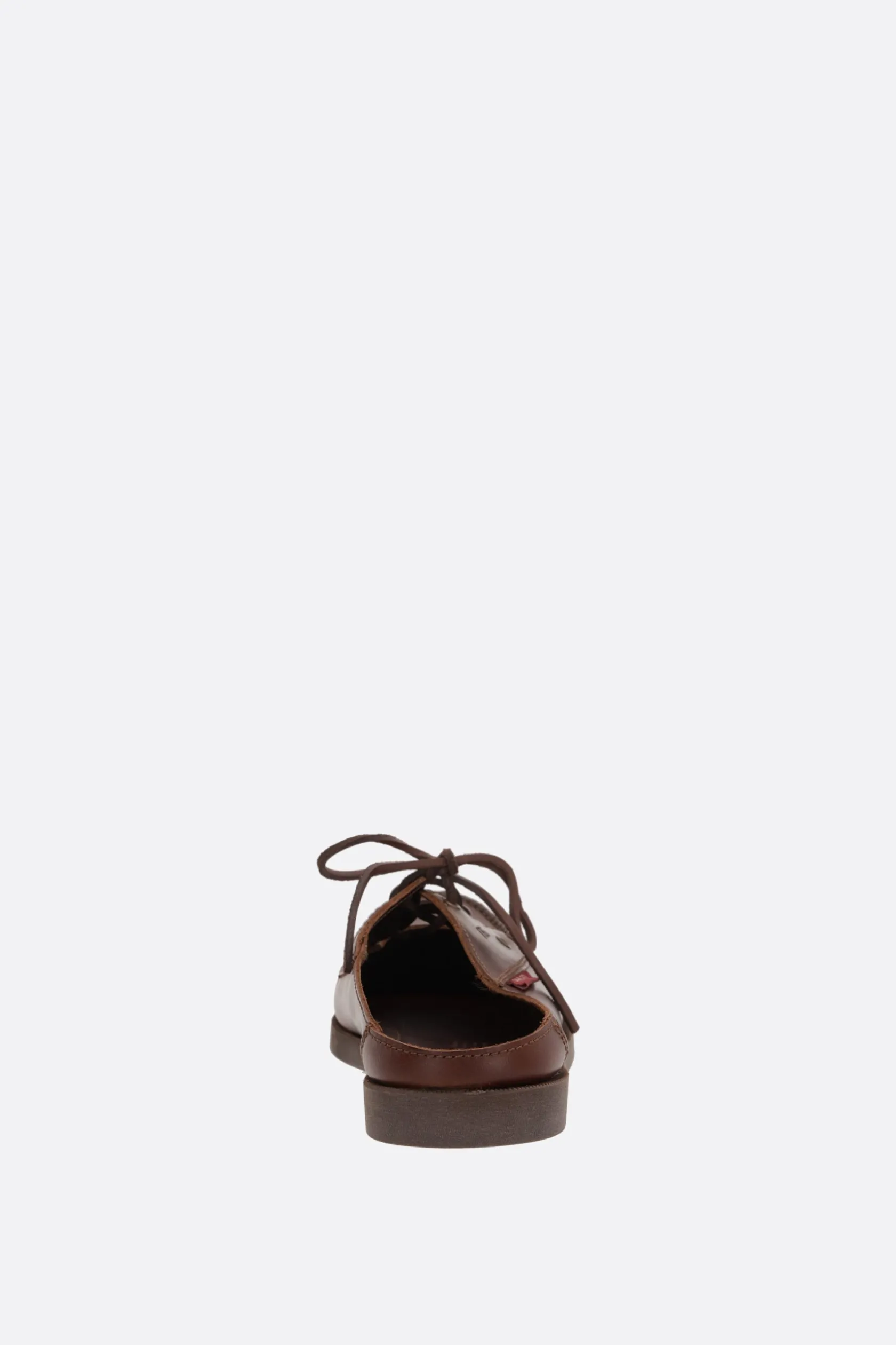 Décolletés E Slingbacks>PHILEO mule flat x TBS in pelle liscia Marrone