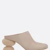 Décolletés E Slingbacks>UMA WANG mule in pelle liscia Neutro
