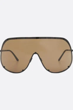 Accessori Da Indossare>RICK OWENS occhiale da sole Shield in metallo Multicolor