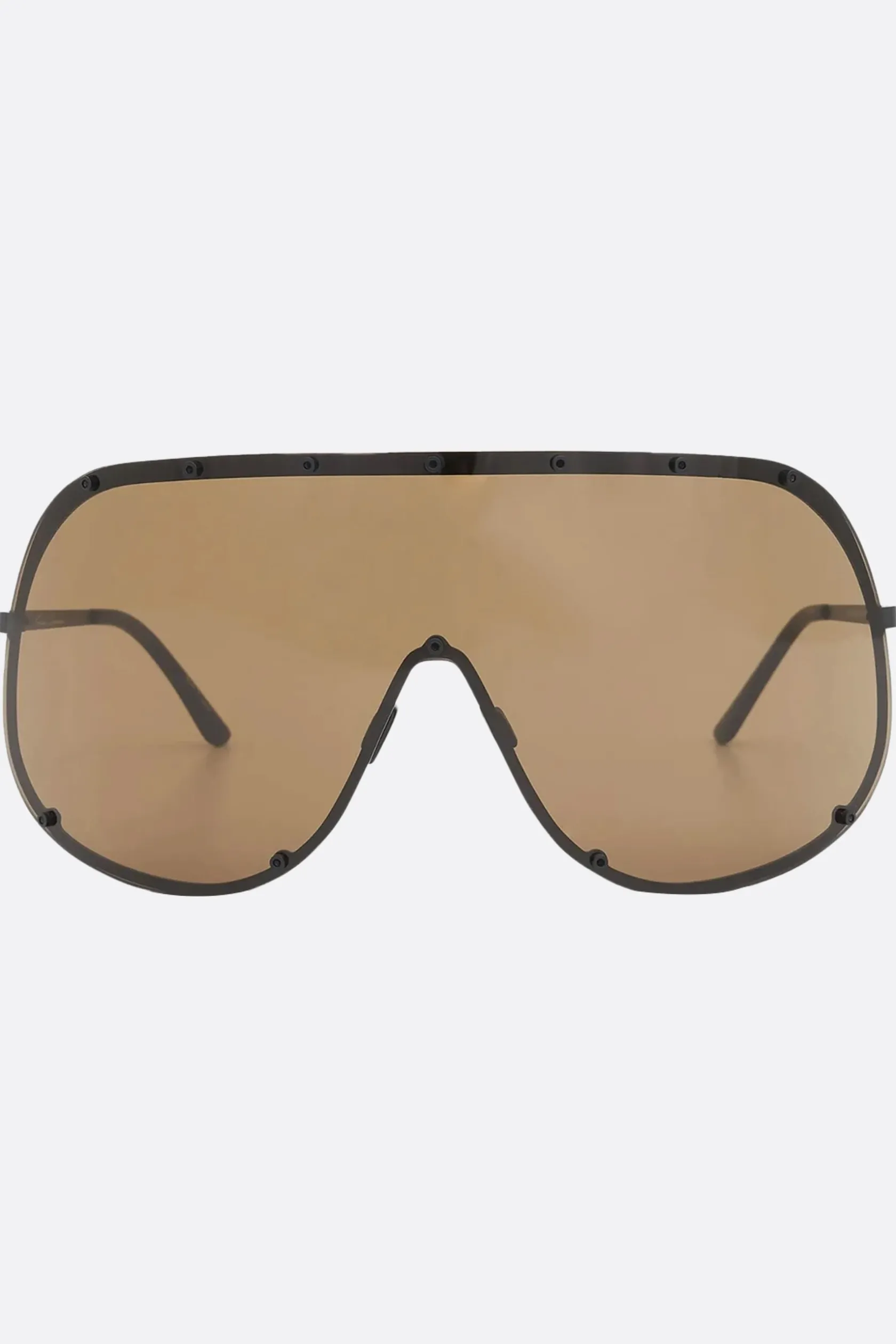 Accessori Da Indossare>RICK OWENS occhiale da sole Shield in metallo Multicolor