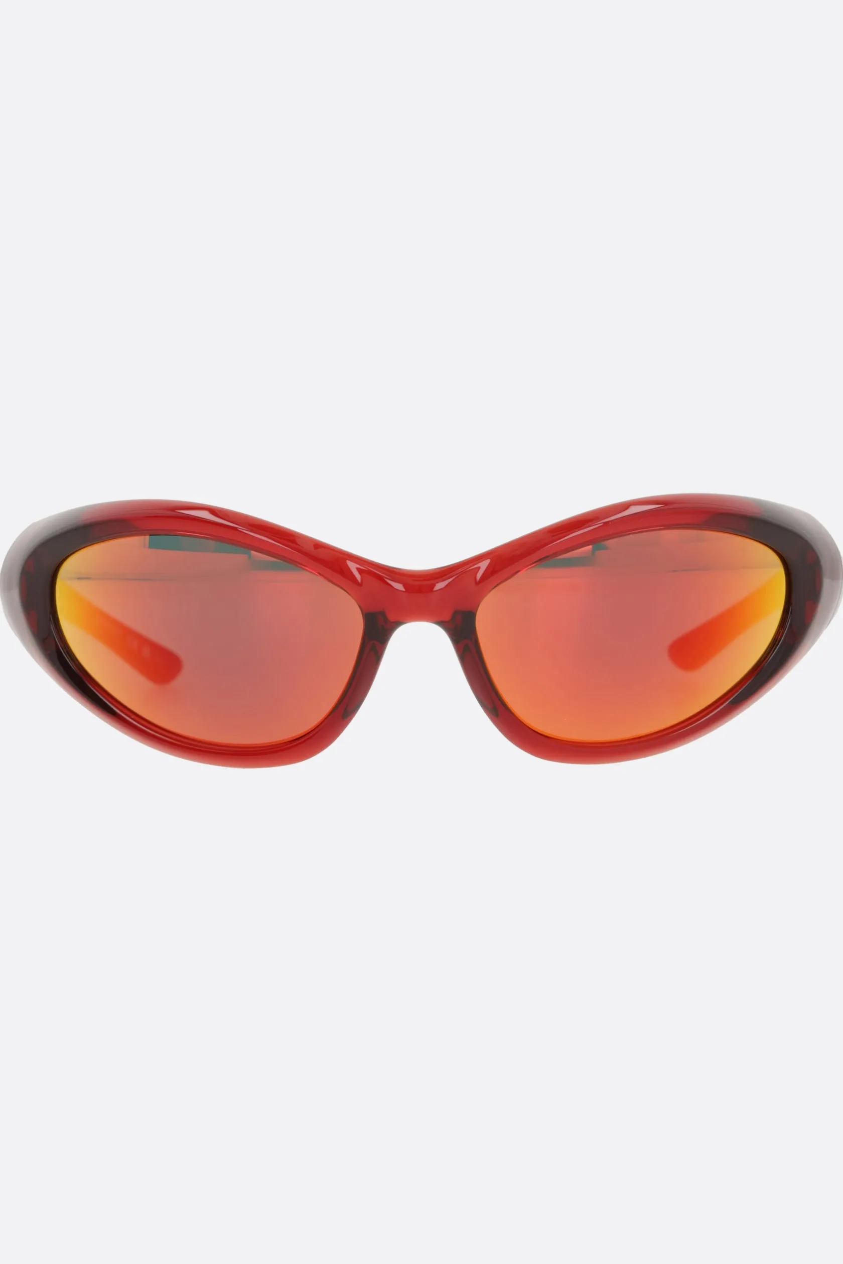 Accessori Da Indossare>BALENCIAGA occhiale da sole Sporty B Round in acetato Rosso