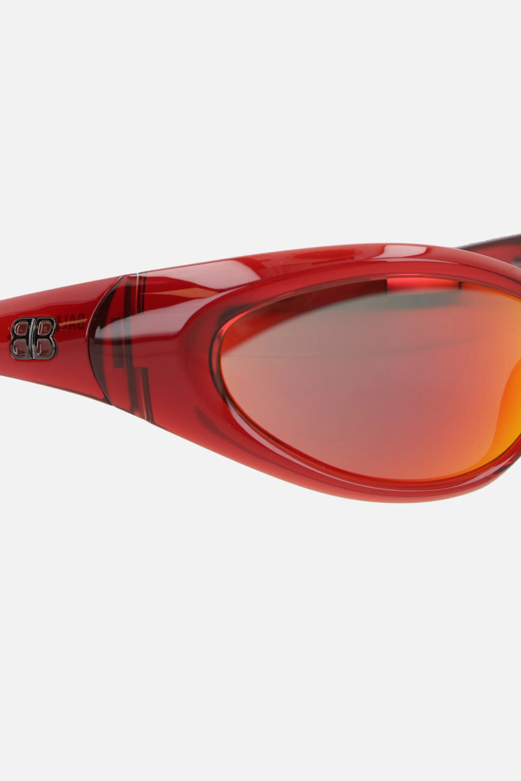 Accessori Da Indossare>BALENCIAGA occhiale da sole Sporty B Round in acetato Rosso