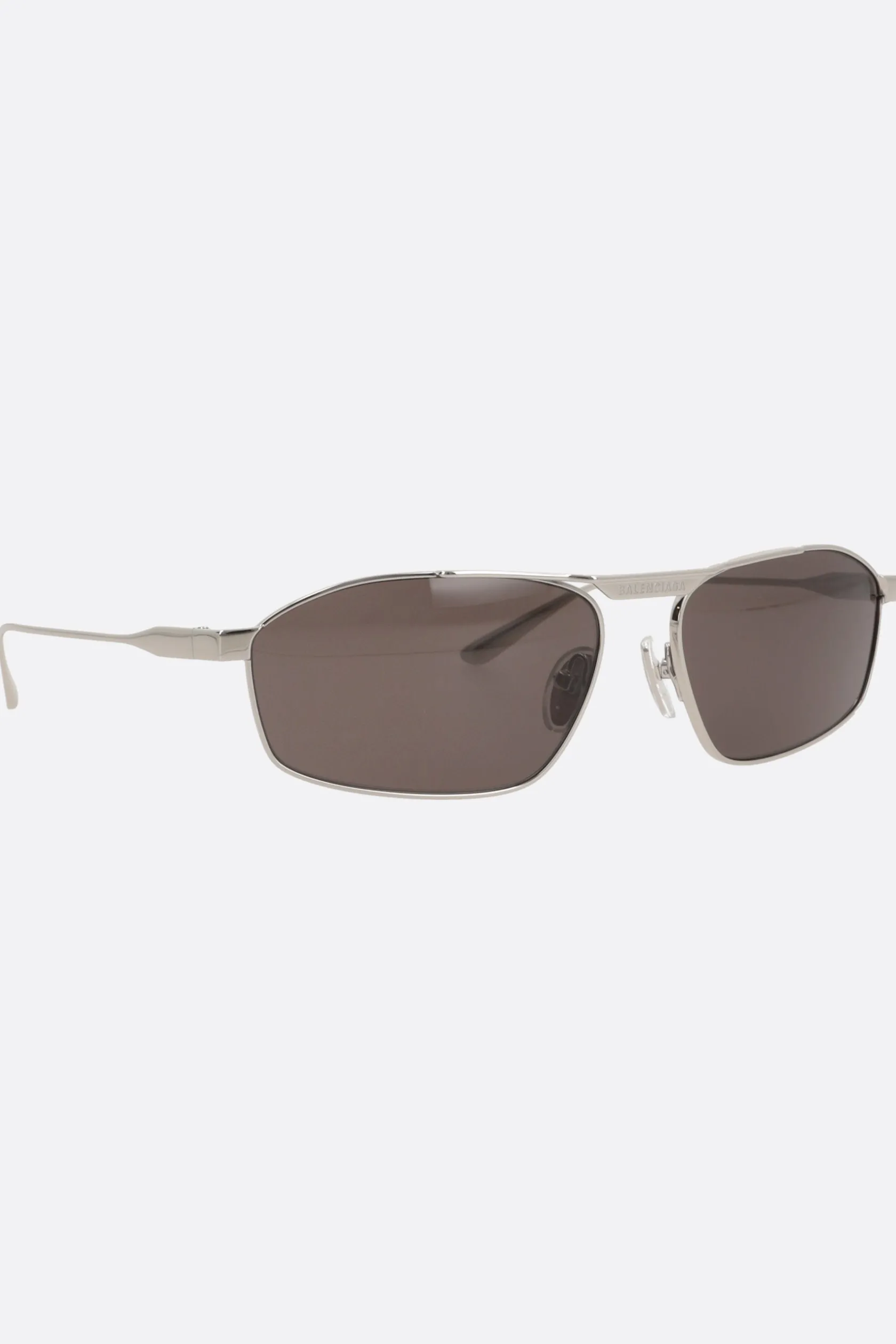 Accessori Da Indossare>BALENCIAGA occhiale da sole Tag 3.0 in metallo Bianco