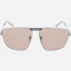 Accessori Da Indossare>BALENCIAGA occhiale da sole TAG 2.0 Navigator Marrone
