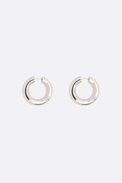 Gioielli>TOM WOOD orecchini a cerchio Chunky medi Argento
