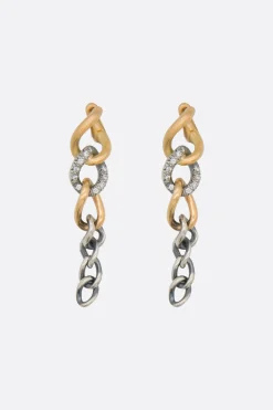 Gioielli>HUM orecchini ete Gradation Chain Neutro