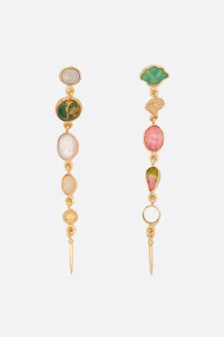 Gioielli>GRAINNE MORTON orecchini pendenti Five Charm Victorian Multicolor
