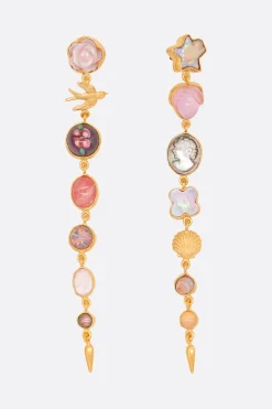 Gioielli>GRAINNE MORTON orecchini pendenti Seven Charm Victorian Multicolor