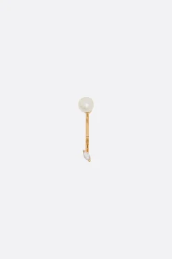Gioielli>DELFINA DELETTREZ orecchino Dots Marquise Piercing Oro