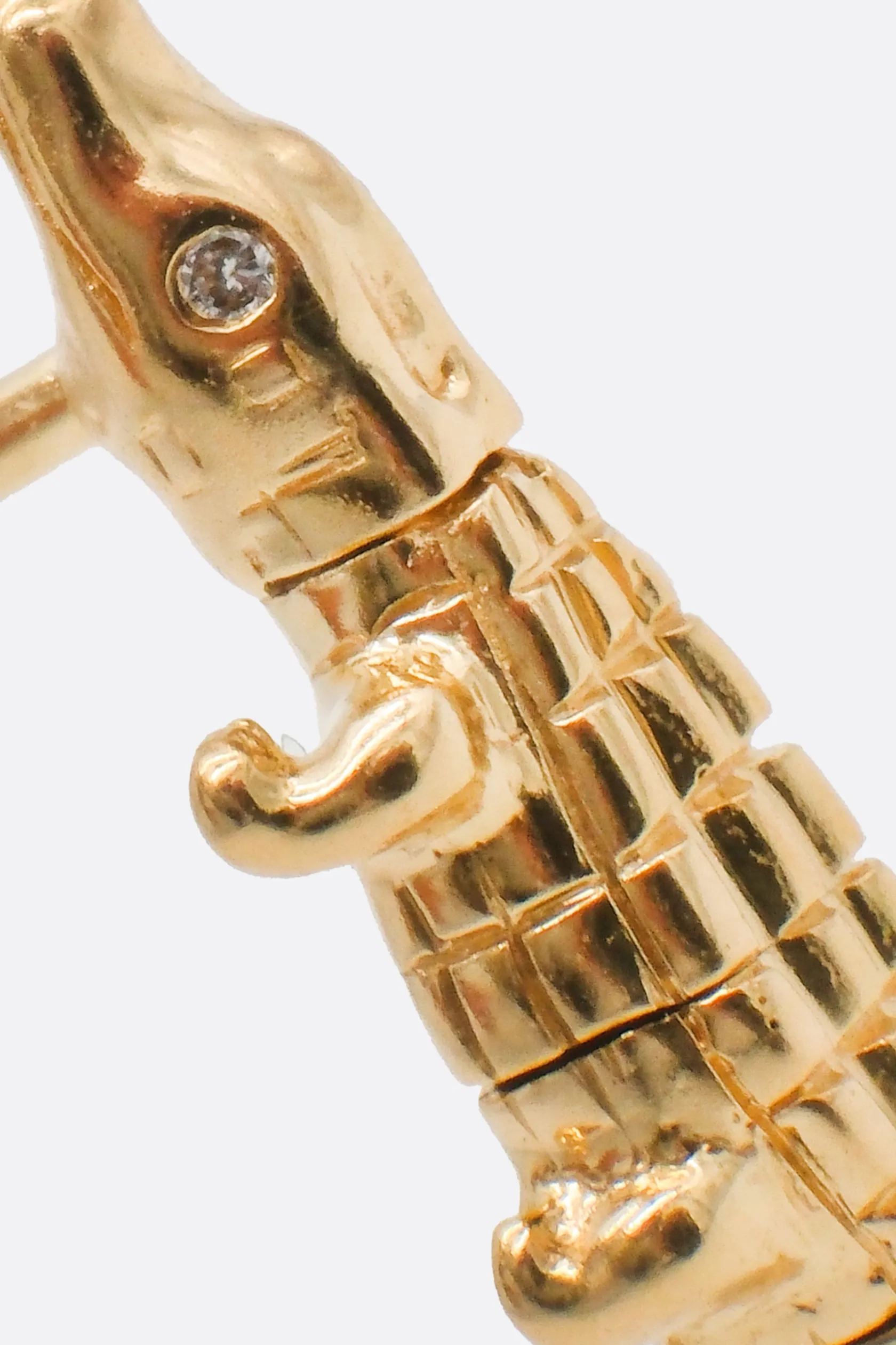 Gioielli>BIBI VAN DER VELDEN orecchino singolo Alligator in 18k Oro