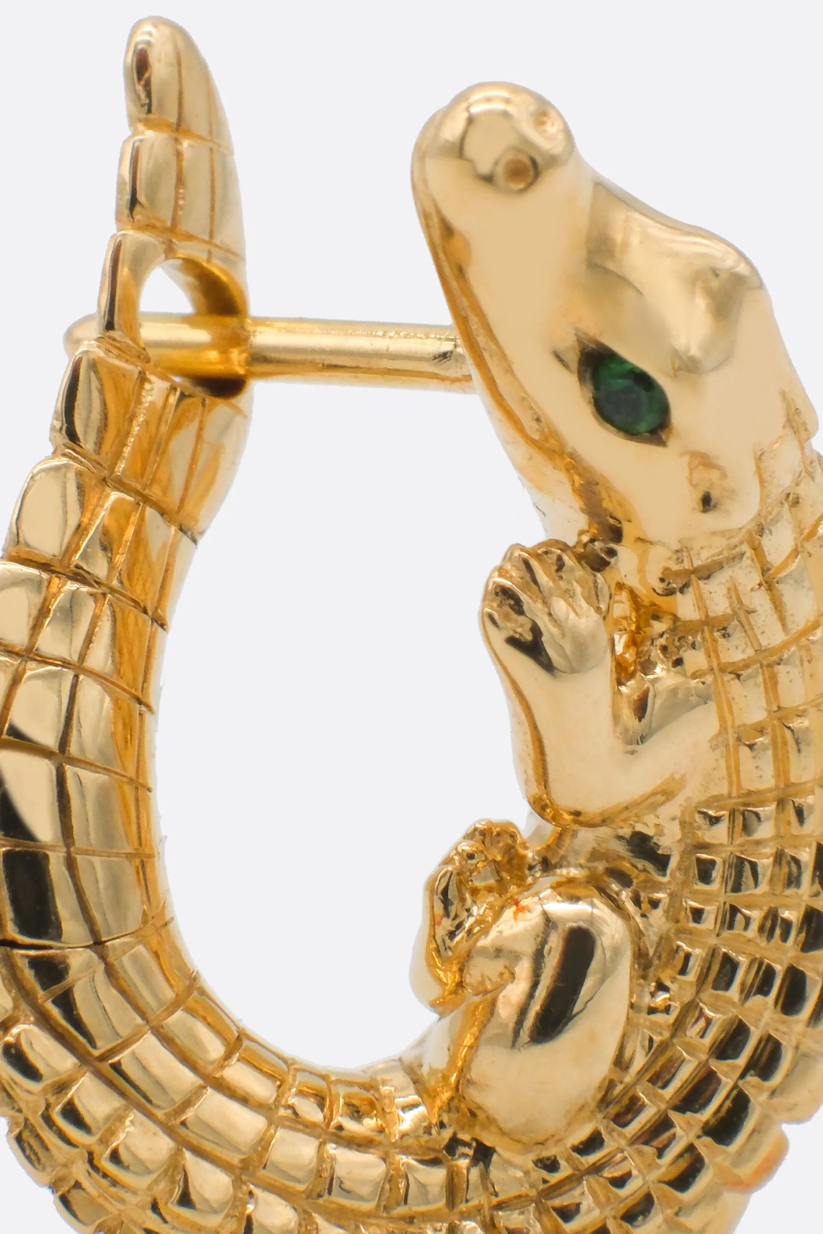 Gioielli>BIBI VAN DER VELDEN orecchino singolo Alligator Twist in 18k Oro