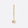 Gioielli>SHIHARA orecchino singolo Half Pearl Chain 45° Oro