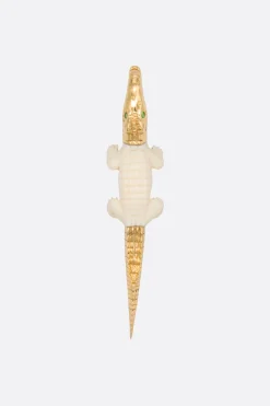Gioielli>BIBI VAN DER VELDEN orecchino singolo Mammoth Alligator Bite Oro
