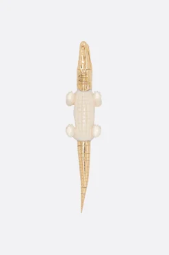 Gioielli>BIBI VAN DER VELDEN orecchino singolo Mammoth Alligator Bite Oro