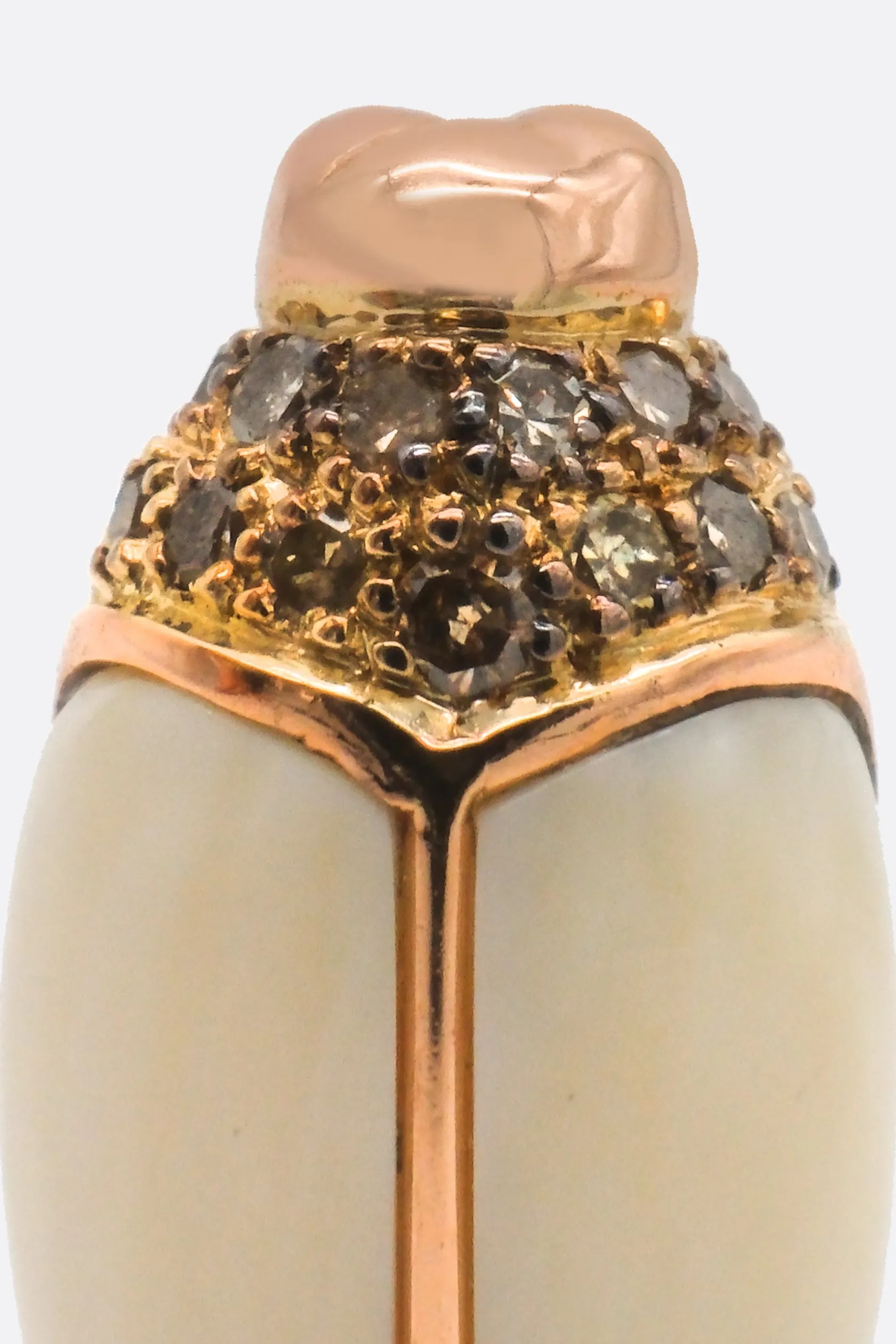 Gioielli>BIBI VAN DER VELDEN orecchino singolo Mini Scarab Mammoth Oro
