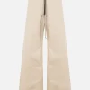 Pantaloni>RICK OWENS pantalone a gamba ampia Bela in lino Bianco