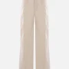 Pantaloni>MAISON MARGIELA pantalone a gamba ampia in misto cotone Grigio