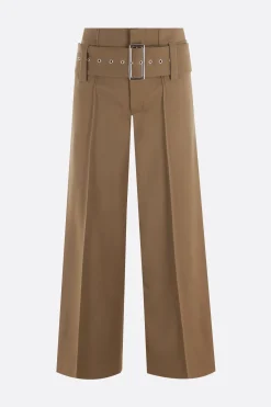 Pantaloni>10 CORSO COMO pantalone a gamba ampia in cotone Neutro