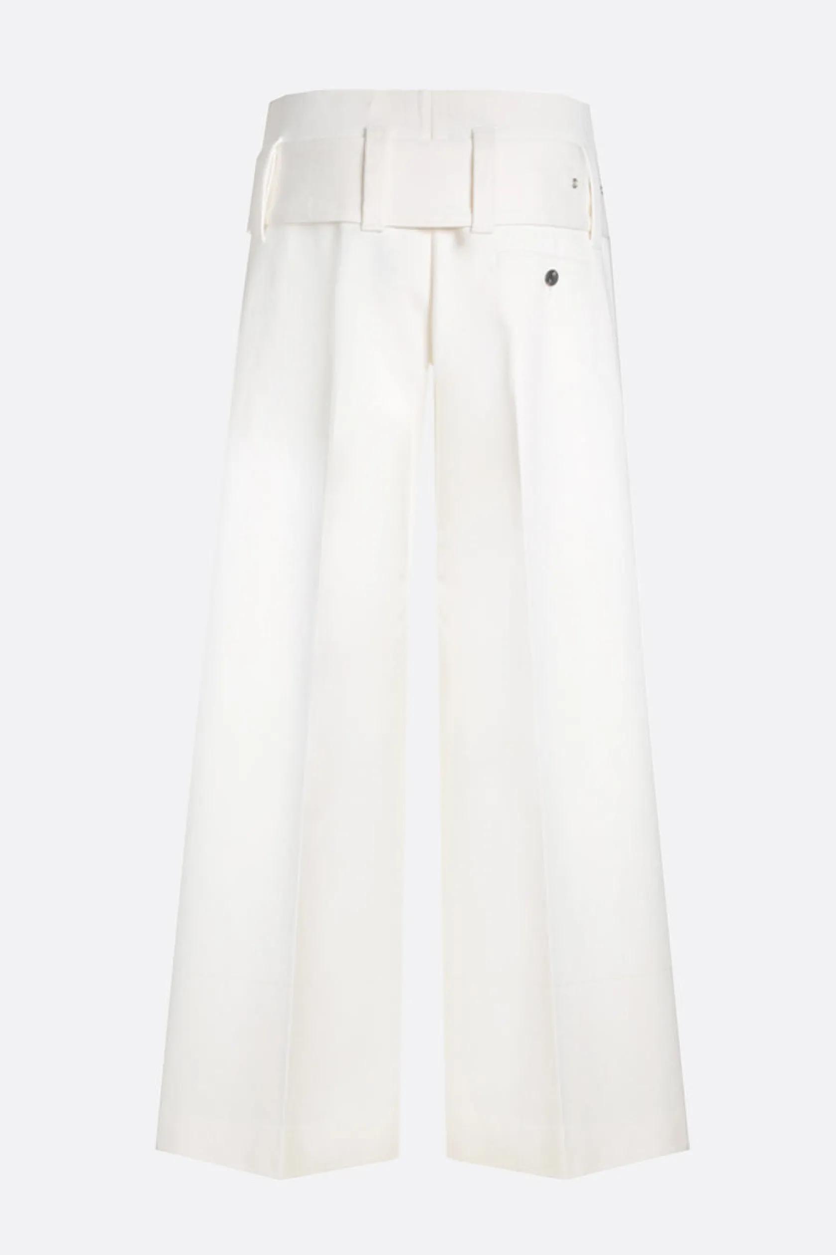 Pantaloni>10 CORSO COMO pantalone a gamba ampia in drill Bianco