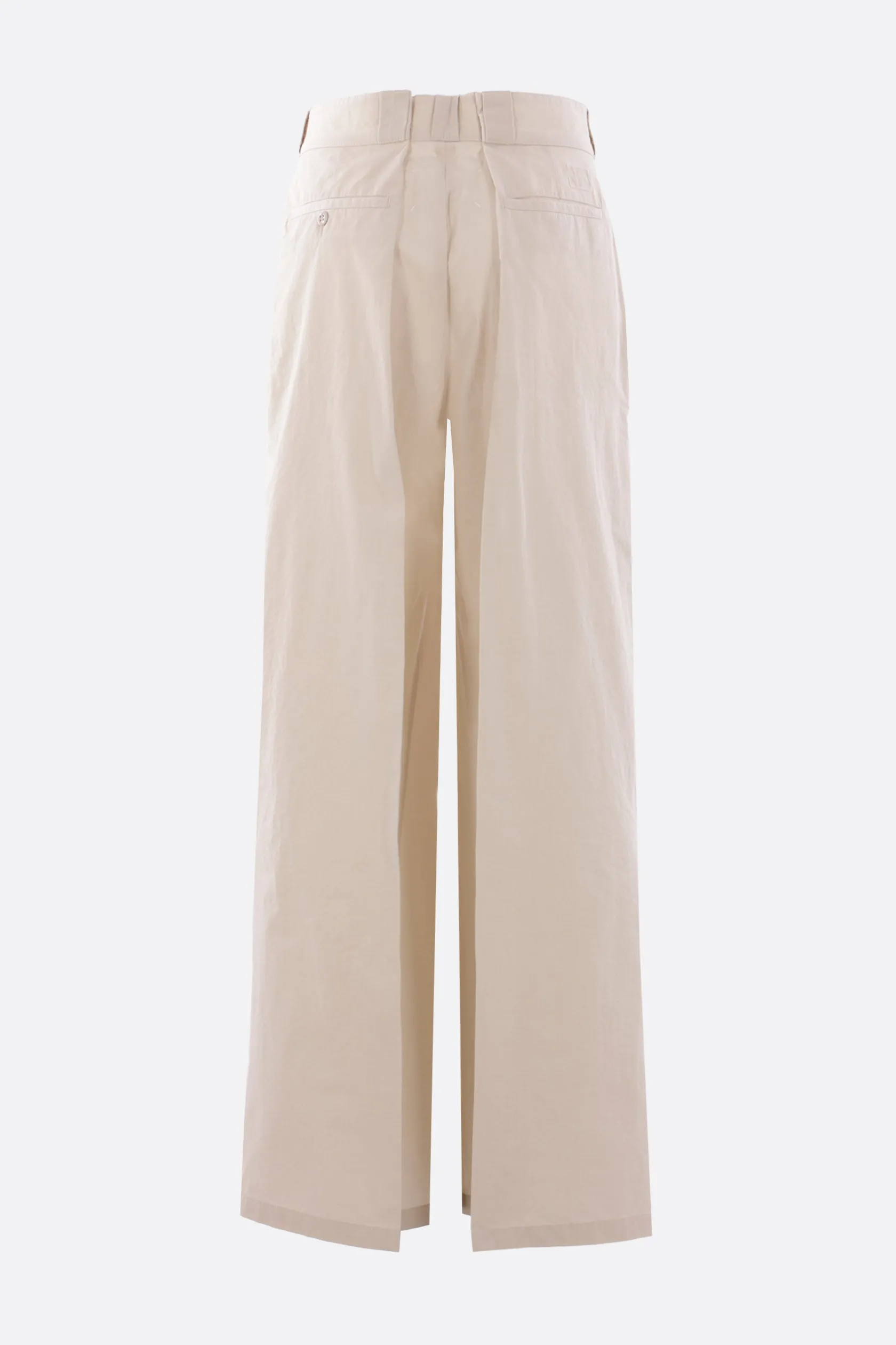 Pantaloni>MAISON MARGIELA pantalone a gamba ampia in misto cotone Grigio
