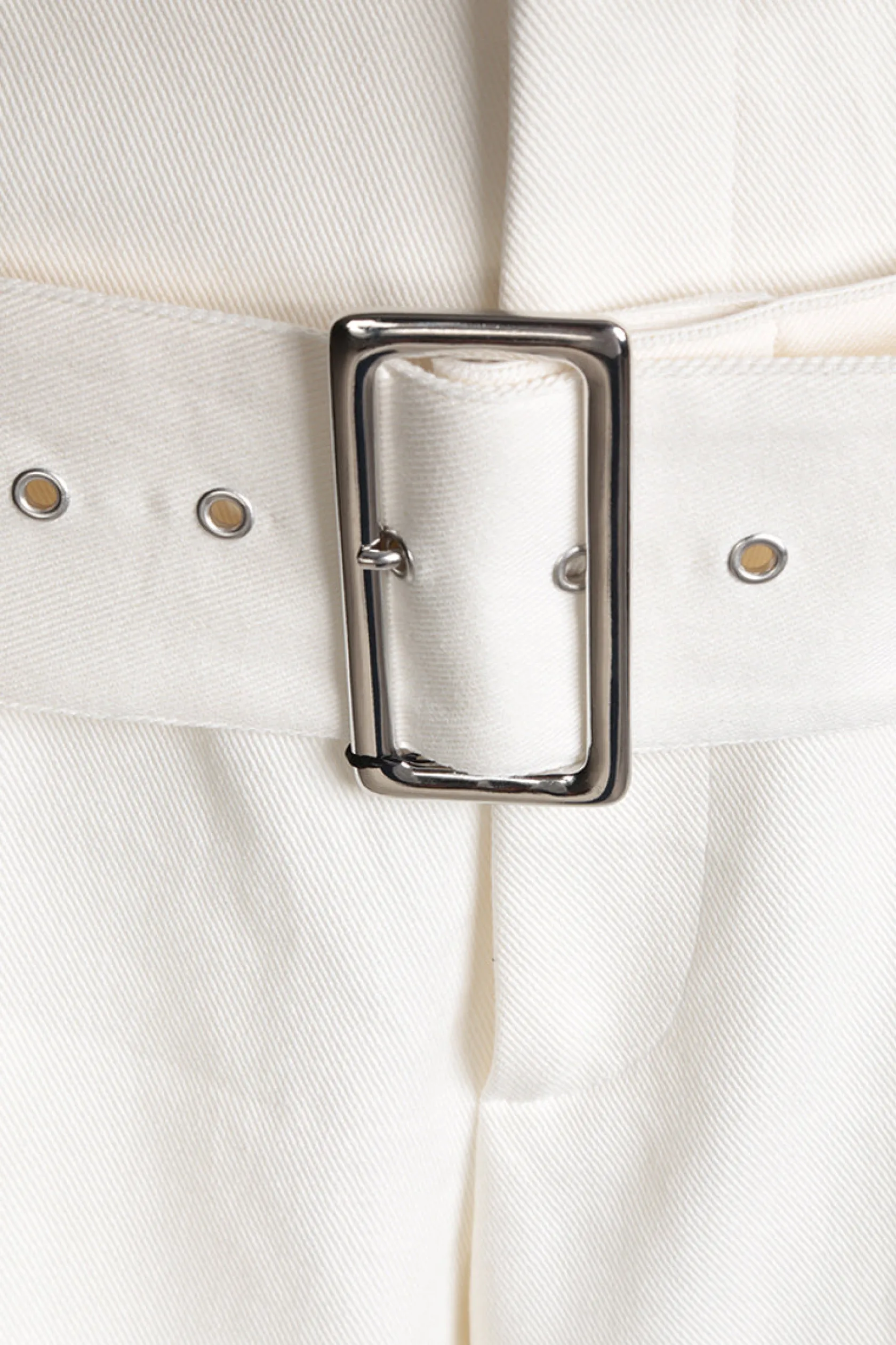 Pantaloni>10 CORSO COMO pantalone a gamba ampia in drill Bianco