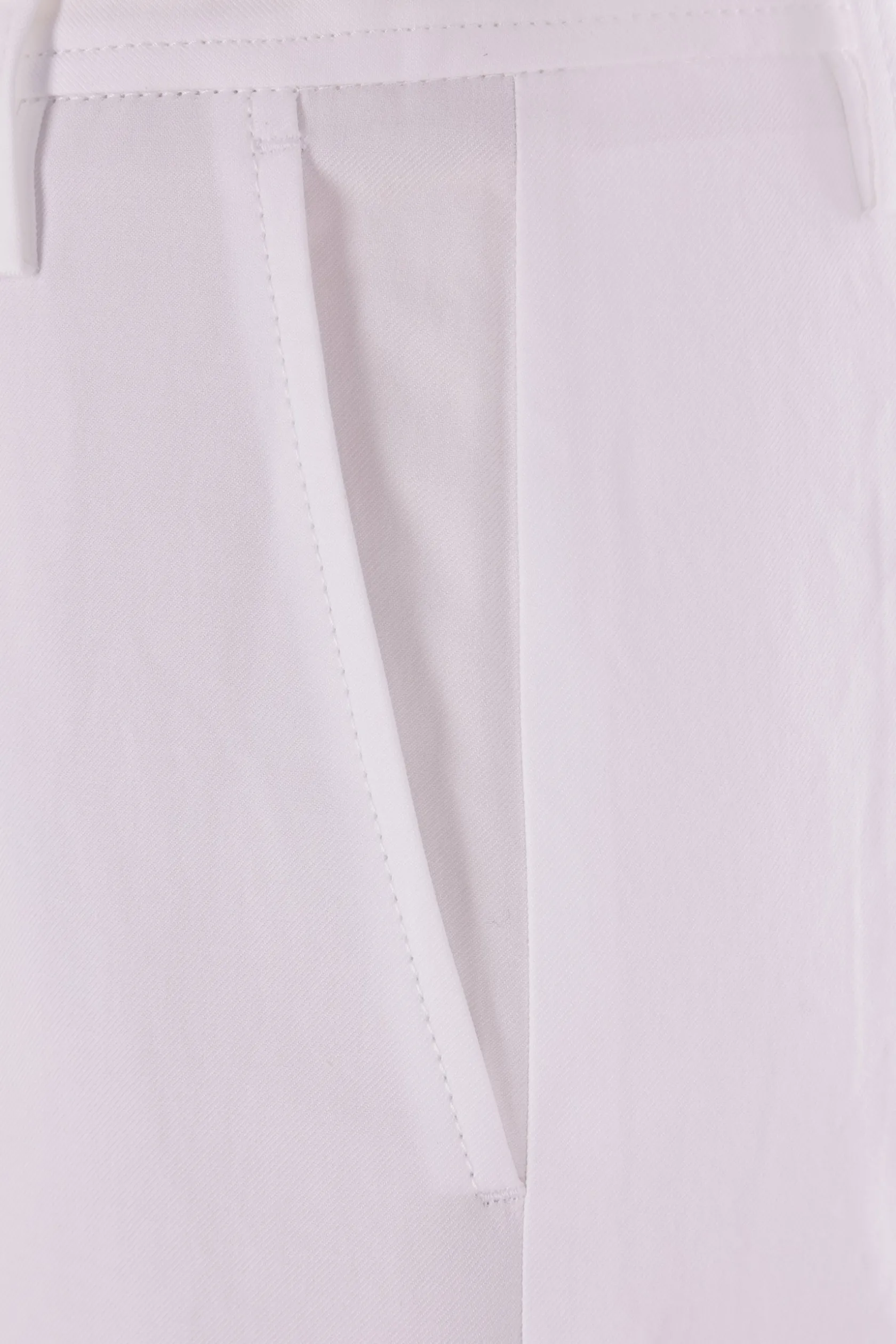 Pantaloni>ALBERTO BIANI pantalone a gamba ampia in cotone Bianco