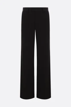 Pantaloni>ANN DEMEULEMEESTER pantalone a gamba dritta Maaike in twill Nero