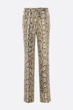 Pantaloni>DRIES VAN NOTEN pantalone a gamba dritta Pulla in misto cotone Neutro