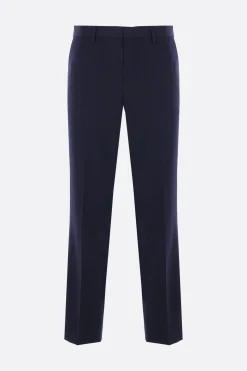 Pantaloni>DRIES VAN NOTEN pantalone a gamba dritta Patrino in lana Blu