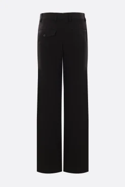 Pantaloni>ANN DEMEULEMEESTER pantalone a gamba dritta Maaike in twill Nero