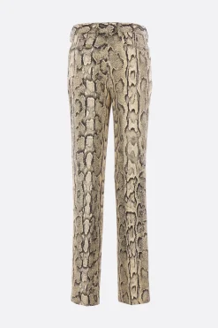 Pantaloni>DRIES VAN NOTEN pantalone a gamba dritta Pulla in misto cotone Neutro