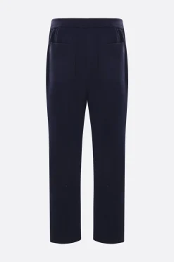 Pantaloni>CFCL pantalone a gamba dritta in maglia Milano Blu