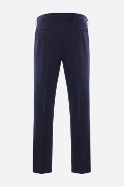 Pantaloni>DRIES VAN NOTEN pantalone a gamba dritta Patrino in lana Blu