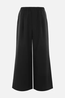 Pantaloni>COMME DES GARÇONS HOMME pantalone a gamba larga in lana Nero