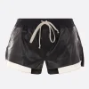 Pantaloni>RICK OWENS pantalone boxer Fog in nappa Nero