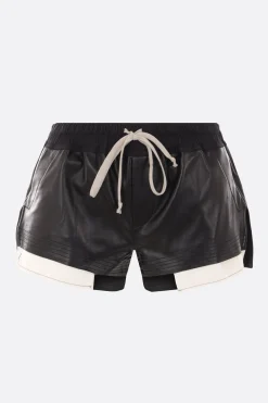 Pantaloni>RICK OWENS pantalone boxer Fog in nappa Nero
