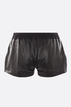Pantaloni>RICK OWENS pantalone boxer Fog in nappa Nero