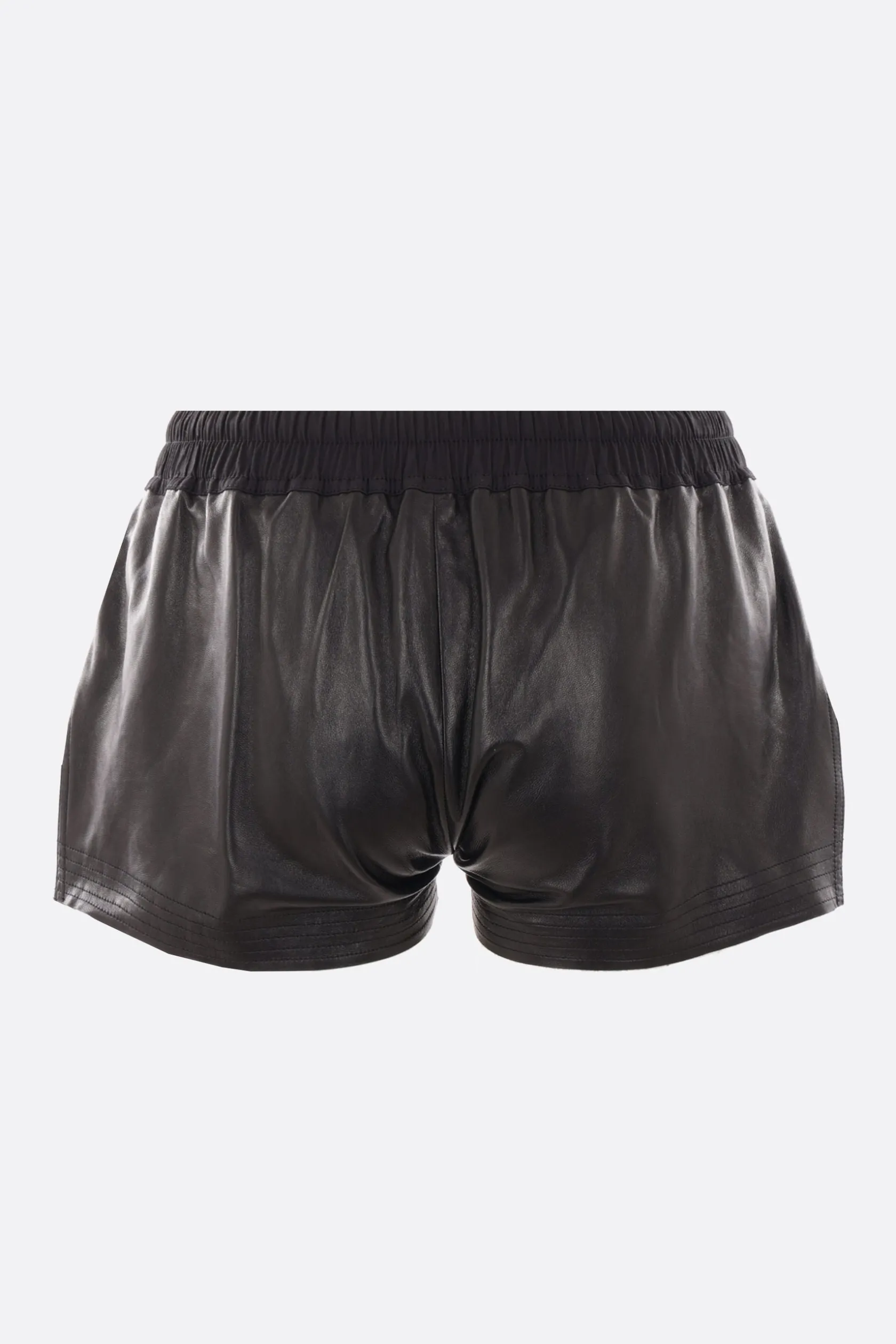 Pantaloni>RICK OWENS pantalone boxer Fog in nappa Nero